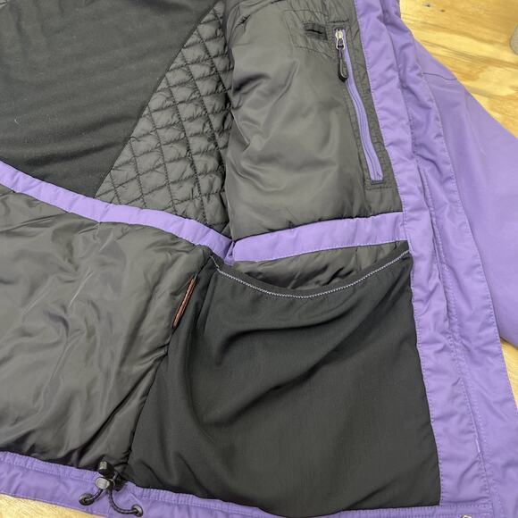 L.L. Bean Women’s Rugged Ridge Ski Jacket Full Zip Primaloft Purple Petite L - Picture 11 of 15